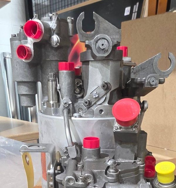 Fuel control unit with protective caps, live in the AvPics camera viewfinder