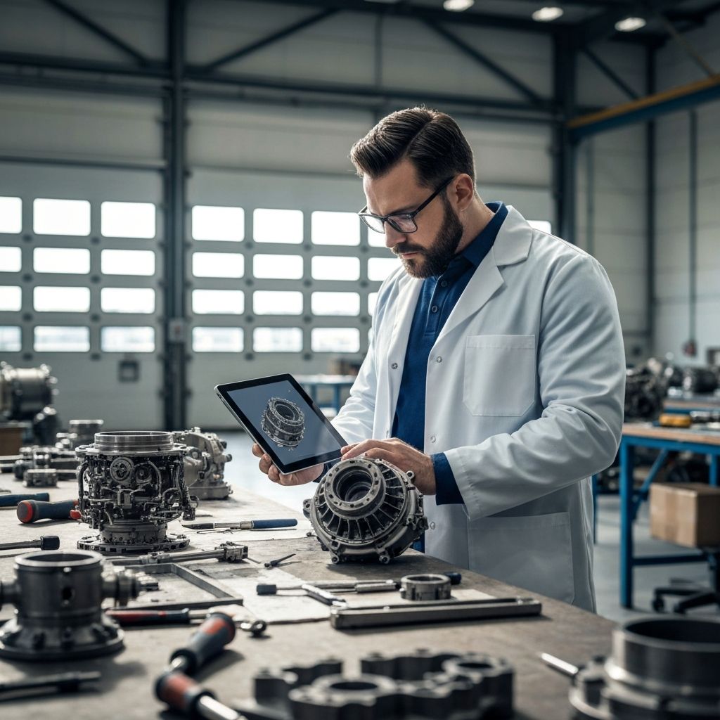 Aircraft parts inspection and quality control process